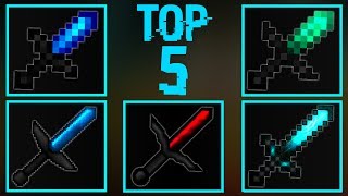 TOP 5 MINECRAFT PVP TEXTURE PACKSFPS BOOSTNO LAG 112111110 [upl. by Nlycaj]