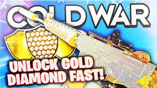 How To Get GOLDDIAMOND Camo EASY And FAST  Black Ops Cold War Tips  Gold Diamond Guns Cold War [upl. by Yecac]