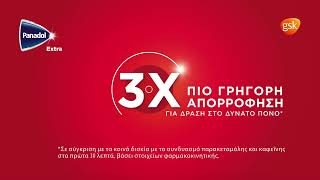 Panadol Extra Η δυνατή λύση στον Πόνο [upl. by Nwahsyt]