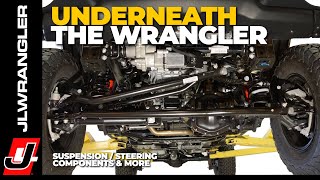 Jeep JL Wrangler Rubicon Unlimited Suspension Steering and Everything Else Underneath  JL JOURNAL [upl. by Doley]