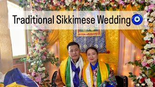 Karma Tshering Bhutia Weds Nim Lhamu Bhutia 💍🧿 25112023♾️ Traditional Sikkimese wedding 💍 [upl. by Leontina]