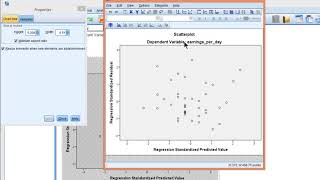 V128  Evaluate Homoscedasticity in Scatter Plot [upl. by Lyrej]