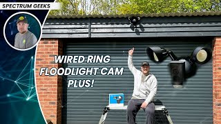 Ring FloodLight Cam Wired Plus  Mains Security Camera  Unboxing  Install  Review [upl. by Akayas]