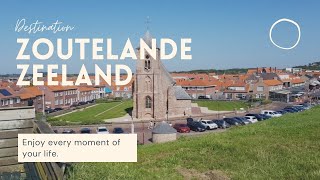 Walking tour in Zoutelande ZeelandDutch coast [upl. by Alam]