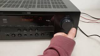 Yamaha Natural Sound AV Receiver HTR6130 51 Surround HDMI Tested Working [upl. by Kavita]