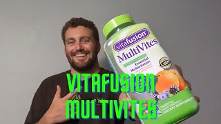 Review Vitafusion MultiVites Gummy Multivitamins for Adults [upl. by Eadmund]