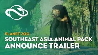 Planet Zoo Southeast Asia Animal Pack  Announcement Trailer [upl. by Atinauj230]