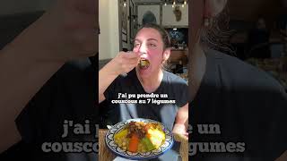 Je mange le meilleur couscous de Tanger food maroc [upl. by Amber]