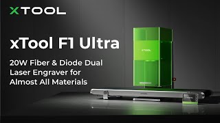 xTool F1 Ultra The Worlds First 20W Fiber amp Diode Laser [upl. by Daus]