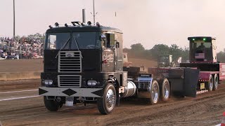 Semi Truck Pulling 2023 Street Semi Trucks In Action At Lebanon [upl. by Georgeta]