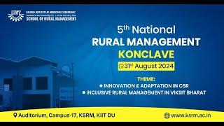 5th National Rural Management Konclave2024 [upl. by Lesh]