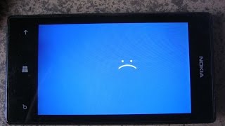 Fix Bluescreen with sad face Bricked Lumia HARD RESET [upl. by Cenac]