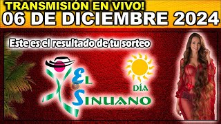 SINUANO DÍA Resultado EL SINUANO DÍA VIERNES 06 de diciembre de 2024 [upl. by Bethanne]