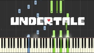 UNDERTALE  Piano Medley Synthesia Tutorial [upl. by Llezo362]