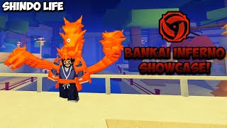 Bankai Inferno Showcase  Shindo Life [upl. by Eldwun]