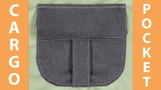 How to Sew a Cargo Pocket  Pattern and Assembly [upl. by Dnartreb542]