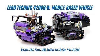 LEGO Technic 42069 Bmodel Mobile Based Vehicle Indepth Review amp Speed Build 4K [upl. by Odilia738]