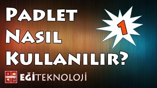 Padlet nedir Padlet nasıl kullanılır  EğitimVideo1 [upl. by Buckingham748]