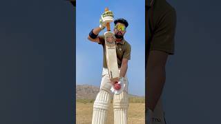 Willage Sports Hard Plastic Bat Performance Test in Ground With Leather Ball cricket shorts test [upl. by Masuh]