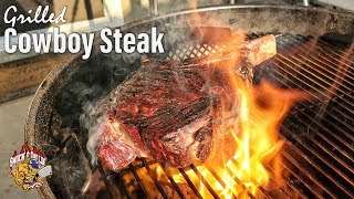 How To Grill A Steak  Grilled Cowboy Steak [upl. by Airres]