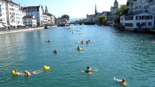 The Limmat River Zurich [upl. by Itch]