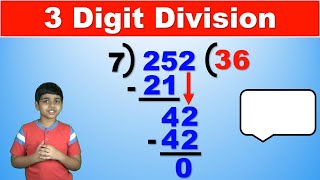 Simple 3 Digit Division  Basic division rules  Basic Math [upl. by Fay590]