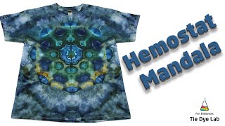 Tie Dye Patterns  Hemostat Mandala Ice Dyed [upl. by Marshal671]