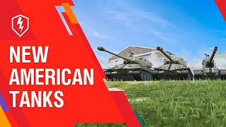 WoT Blitz New American Heavy Tanks Meet the Yohs [upl. by Inattyrb857]