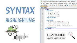 Custom Syntax Highlighting in Notepad [upl. by Eanar]