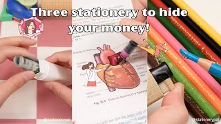 Three Stationery Items To Hide Your Money  Stationery Pal [upl. by Kat312]