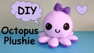 DIY Octopus Plushie  with Free Templates [upl. by Sass805]