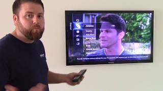 How To RETUNE A SAMSUNG TV [upl. by Olracnaig]