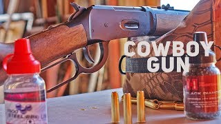 Umarex Legends Cowboy Rifle FULL REVIEW  Lever Action Co2 BB Gun [upl. by Ahen]