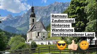 Ramsau Zauberwald Hintersee Wanderung Berchtesgadener Land [upl. by Tutankhamen]