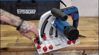 ERBAUER Erb690cws plunge saw [upl. by Lahpos]