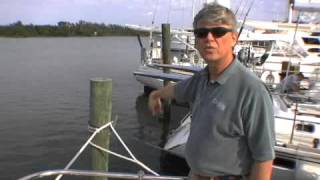 How To Secure Dock Lines on Pilings [upl. by Annaiv]