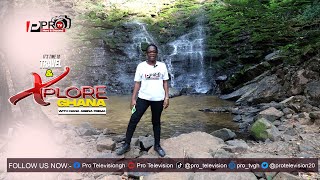 XPLORE GHANA EXPLORES ASENEMA WATERFALLS ADUKROM [upl. by Maryanna]