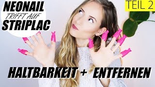 NeoNail und Striplac kombinieren Haltbarkeit amp Entfernen  Nails »Lalalunia« [upl. by Ailedroc323]