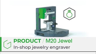 M20 Jewel the ideal jewelry engraving machine in shop [upl. by Kulseth826]