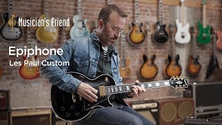 Epiphone Les Paul Custom Demo  All Playing No Talking [upl. by Sonitnatsok]