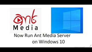 How to Install Ant Media Server on Windows 10 [upl. by Weksler653]