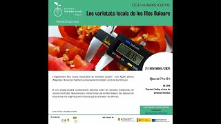 Curs quotLes varietats locals de les Illes Balearsquot [upl. by Nivrem]