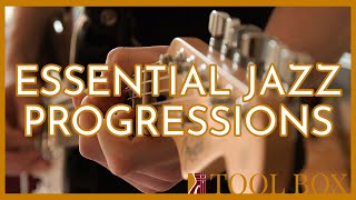 Essential Jazz Progressions  Beginner Jazz Guitar Lesson  Toolbox 22 [upl. by Darooge]