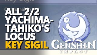 All Yachimatahikos Locus Key Sigil Genshin Impact [upl. by Florenza]