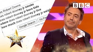 Robert Downey Jr loves Google  The Graham Norton Show  BBC [upl. by Nolyad]