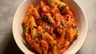 GIGI HADID PASTA RECIPE NO CREAM NO VODKA  TikTok Famous Pasta Penne Alla Vodka without Cream [upl. by Imefulo]