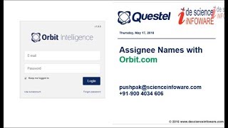 Questel Orbit Assignee Based Charts [upl. by Arreic223]