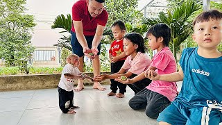 Bibi Gives Easter Eggs Make surprise for Children in the Countryside [upl. by Ariajay]