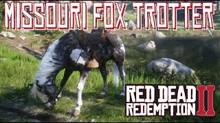 How to Find The Silver Dapple Pinto Missouri Fox Trotter at Moonstone Pond in Red Dead Redemption 2 [upl. by Beret156]