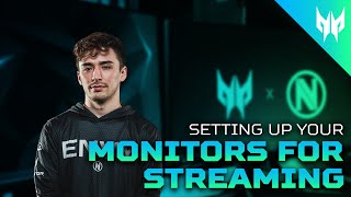 Setting Up Your Monitors for Streaming  Team Envy’s TripleWRECK [upl. by Anaujait]